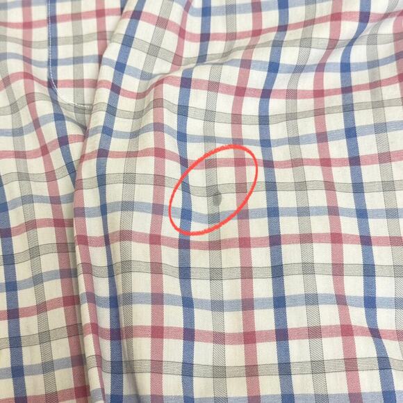 Johnnie-O Prep-Formance Plaid Button Down Shirt Lightweight Boys 16 - Picture 10 of 12